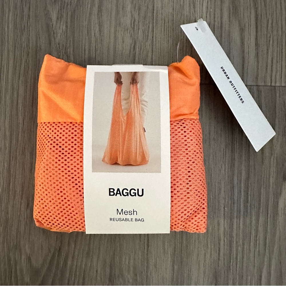 New BAGGU Mesh Reusable Bag in Cantaloupe